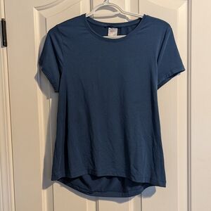 Athleta Blue Top with Opening in Back - Size Small